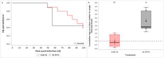 Coinfection with malaria alters the fecundity and within-host persistence of an intestinal nematode