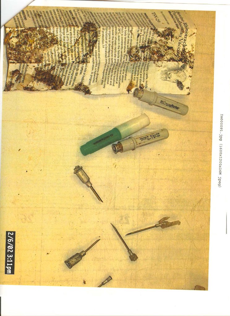 Medical waste, including syringes and urine samples, found along Woodbury Creek - 6abc Philadelphia