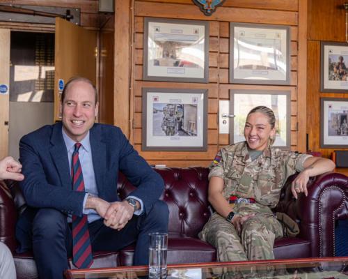 Prince William pays tribute to army medic found dead in barracks