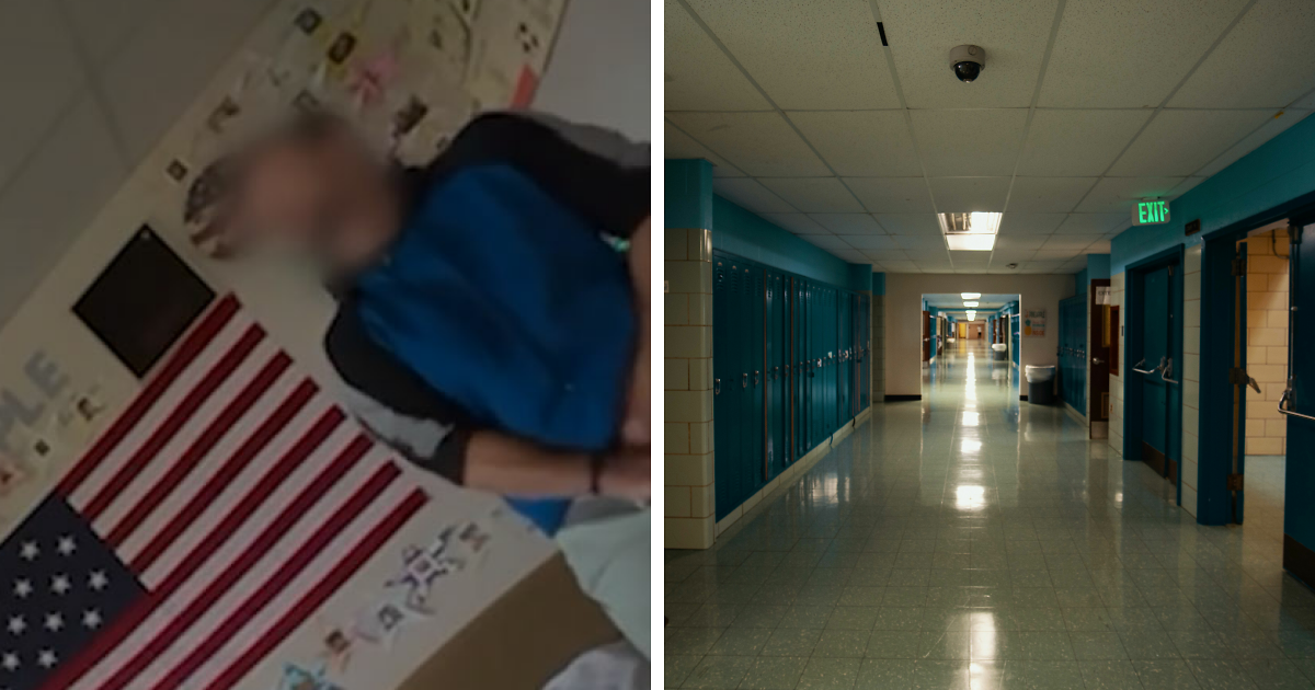 California Teacher Suspended After Bizarre Act In Classroom Secretly Filmed By Student