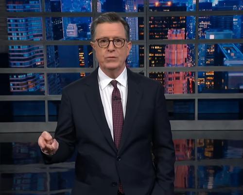 Colbert on Trump’s Iran speech: old news ‘delivered by a narcotized turtle’