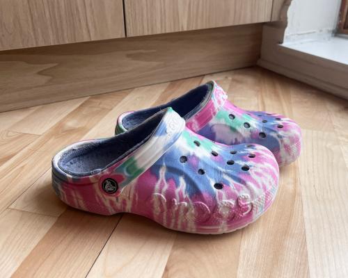 The best house shoes might be fuzzy Crocs. Yes, really